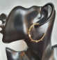 Preview: Earring made from brass, goldplated with pearl