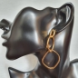 Preview: Earring made from brass, goldplated