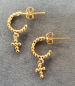 Preview: Earring made from brass, goldplated