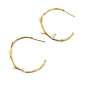 Preview: Earring made from brass, goldplated with pearl