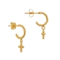 Preview: Earring made from brass, goldplated