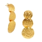 Preview: Earring made from brass, goldplated