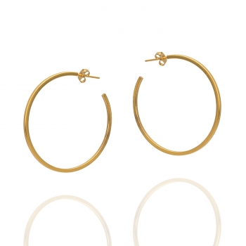 Earring made from brass, goldplated