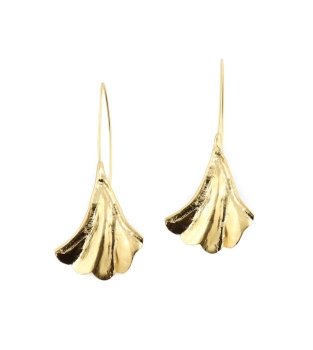 Earring made from brass, goldplated