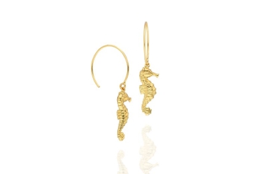 Earring made from brass, goldplated