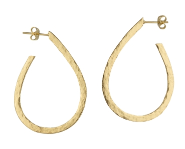 Earring made from brass, goldplated