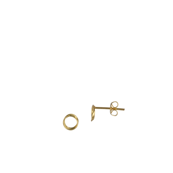 Earring made from brass, goldplated