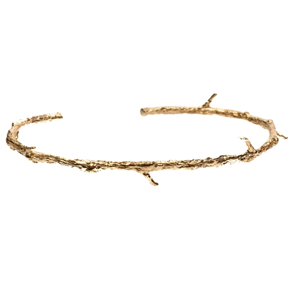 Bracelet made from brass, goldplated