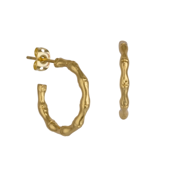 Earring made from brass, goldplated