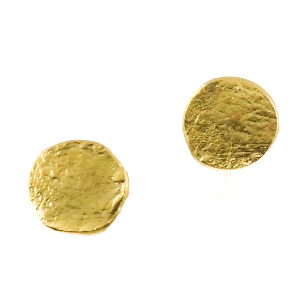 Earring made from brass, goldplated