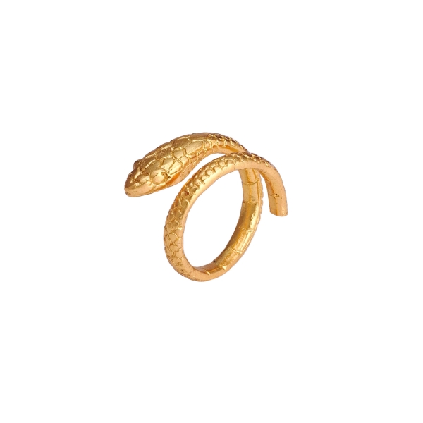 Ring made from brass, goldplated