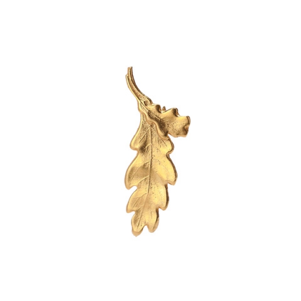 Brooch made from brass, goldplated