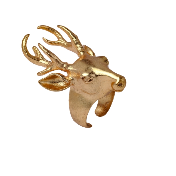 Ring made from brass, goldplated