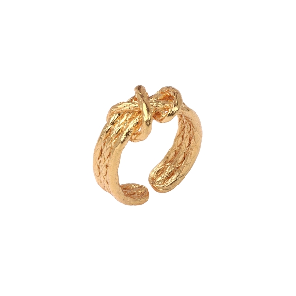 Ring made from brass, goldplated